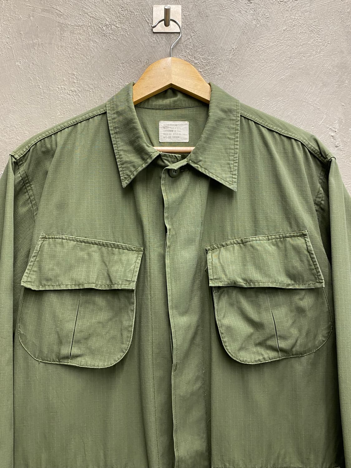 [US M] DEKALB MFG.CO 80s 미군 정글 퍼티그 자켓 상품이미지2