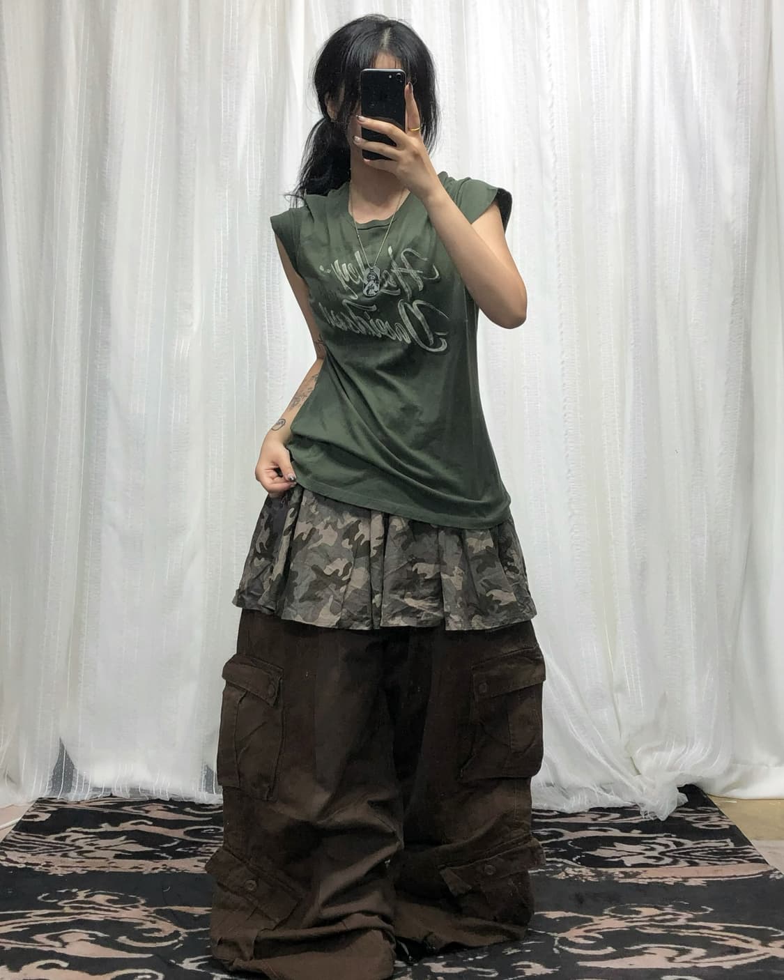 할리데이비슨 브라운 그린 세트 상품이미지1