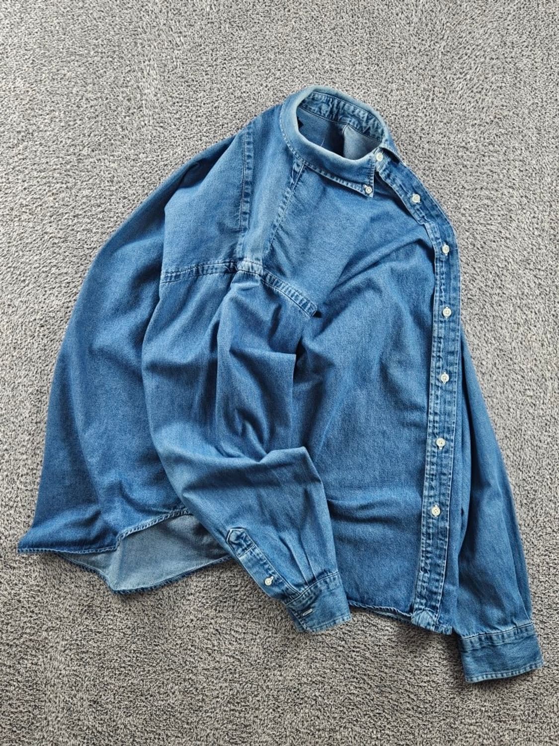 80's 폴로랄프로렌 베이직 데님 셔츠 ( L ) / 10845 상품이미지4