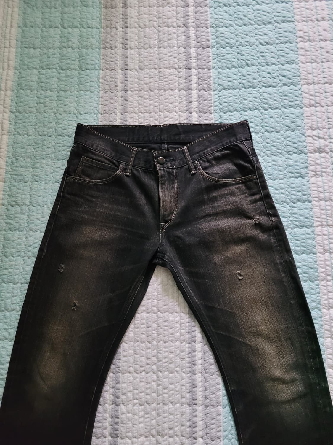 재팬 리 Lee black rider 블랙라이더 블랙워싱진 M 31사이즈 상품이미지2