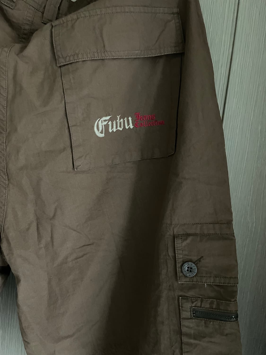 Fubu 20s 브라운 펑크락 카고 버뮤다 팬츠 상품이미지7