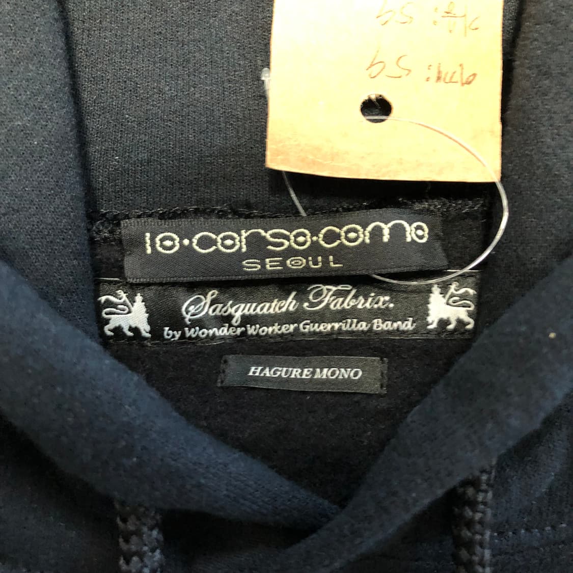 사스콰치 패브릭스 10꼬르소모 본 후디 상품이미지7