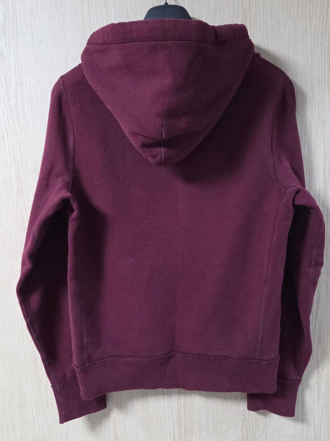 (착샷) 아베크롬비 후드 티셔츠 버건디 상품이미지6
