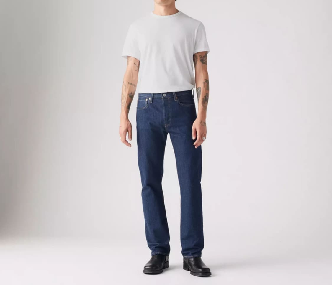 리바이스 501-0101  데님 진 팬츠 청바지 빈티지 인디고 진청 상품이미지2