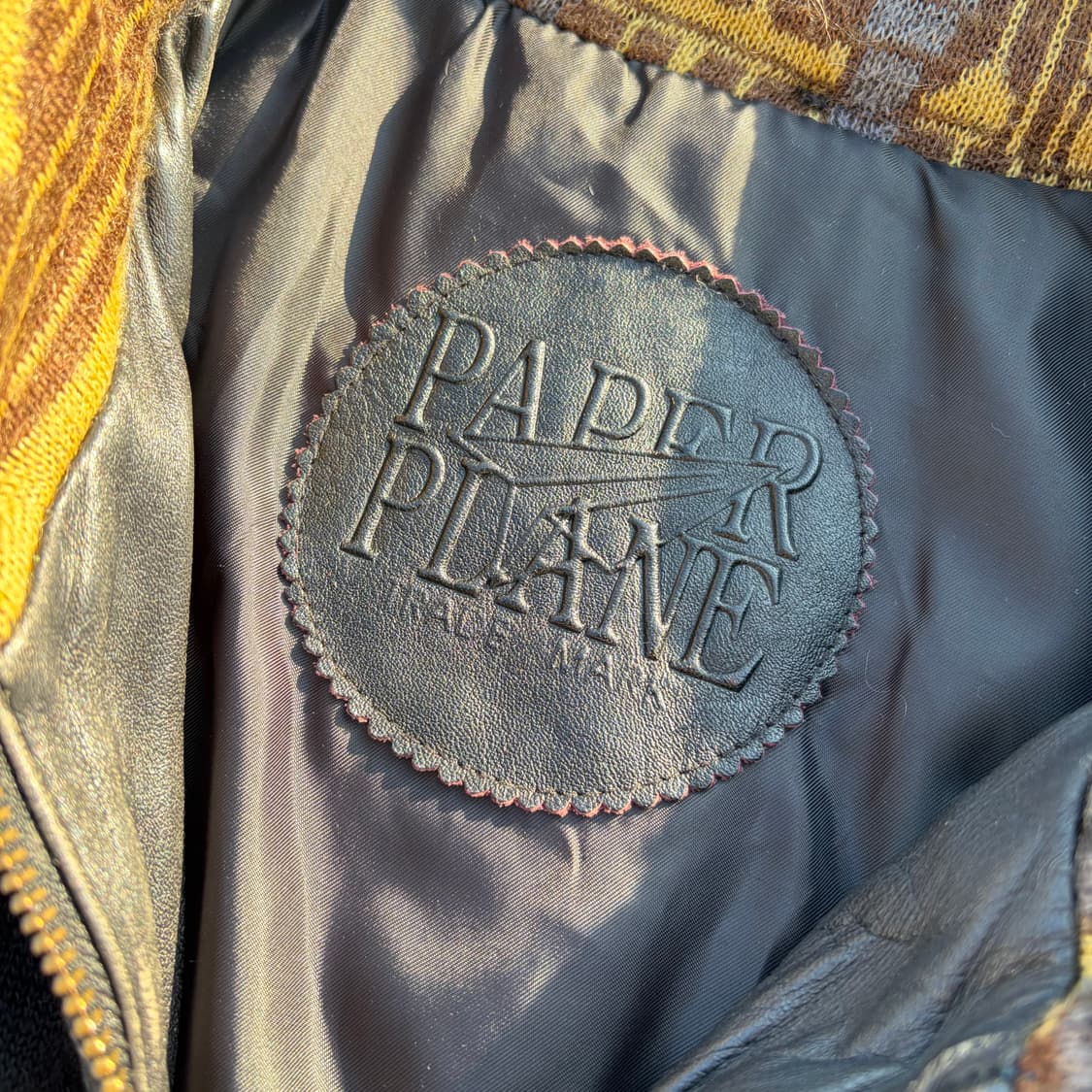 90s Paper Plane 빈티지 후드집업 자켓 L 상품이미지4