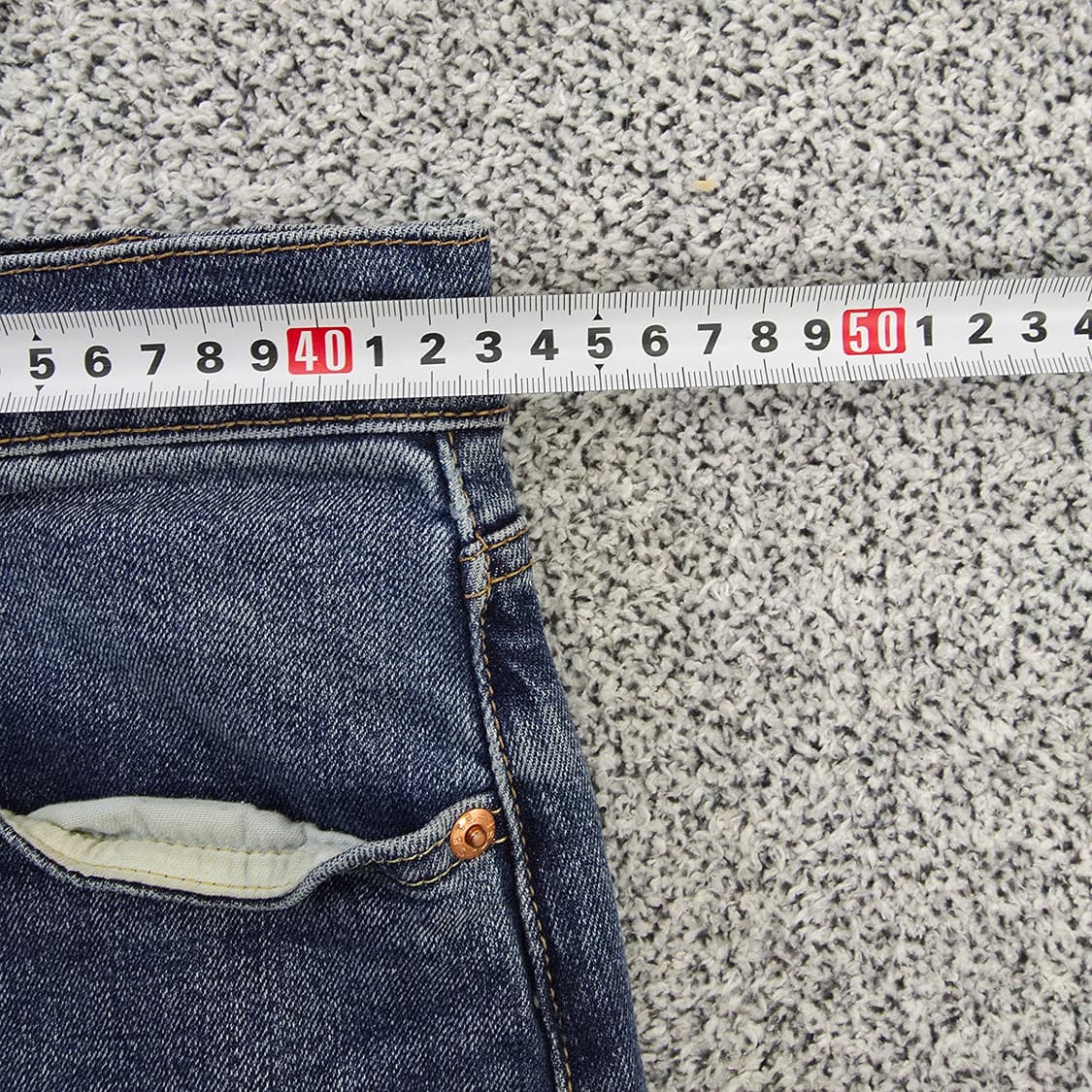 [W32 L32] 리바이스 남성 LOT 502  중청 워싱 데님 팬츠 0 상품이미지6