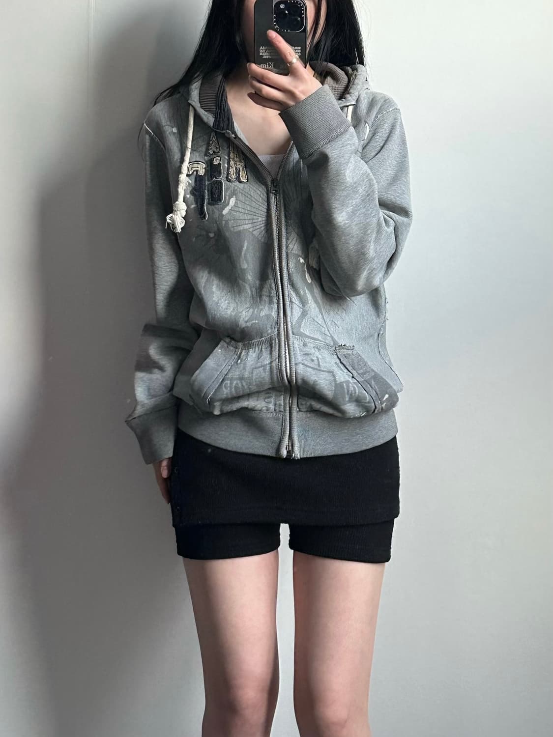 아베크롬비 y2k 와투케 그레이 헤비코튼 상품이미지1