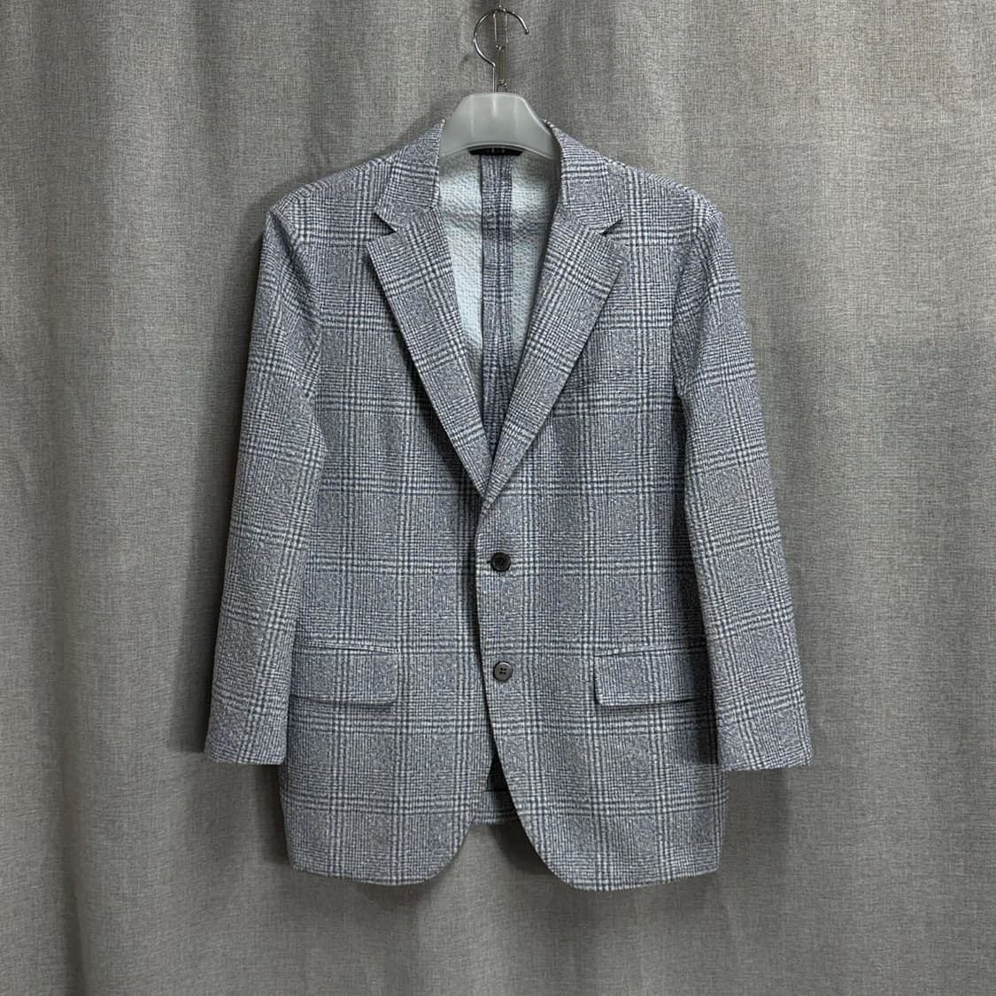 [103] 닥스(DAKS) Zero-G 폴리 하계 체크 자켓 상품이미지1