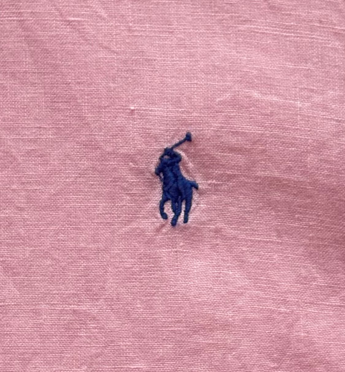 Polo 폴로랄프로렌 QR 린넨 반팔 셔츠 상품이미지3