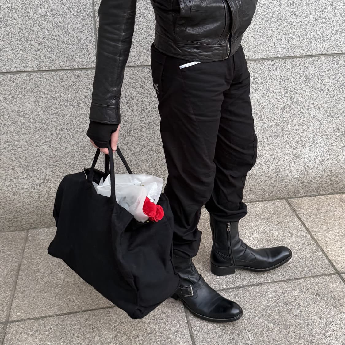 트리콧 꼼데가르송 울 토트백  상품이미지6