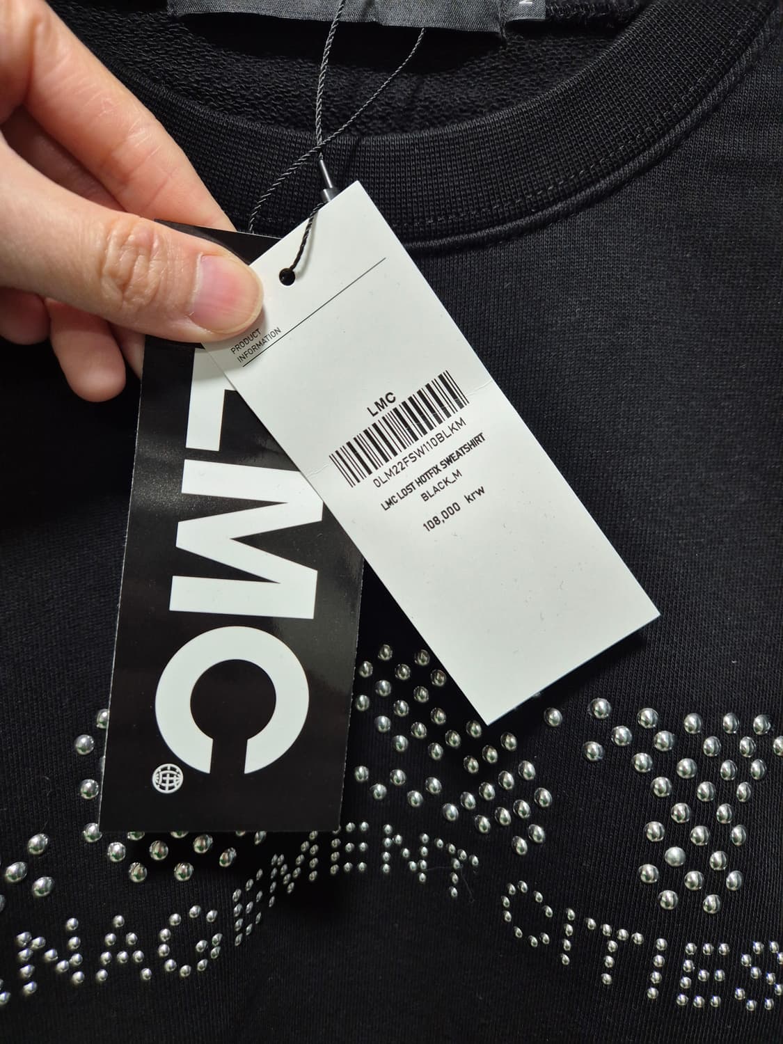 LMC 로스트 맨투맨 블랙 상품이미지8
