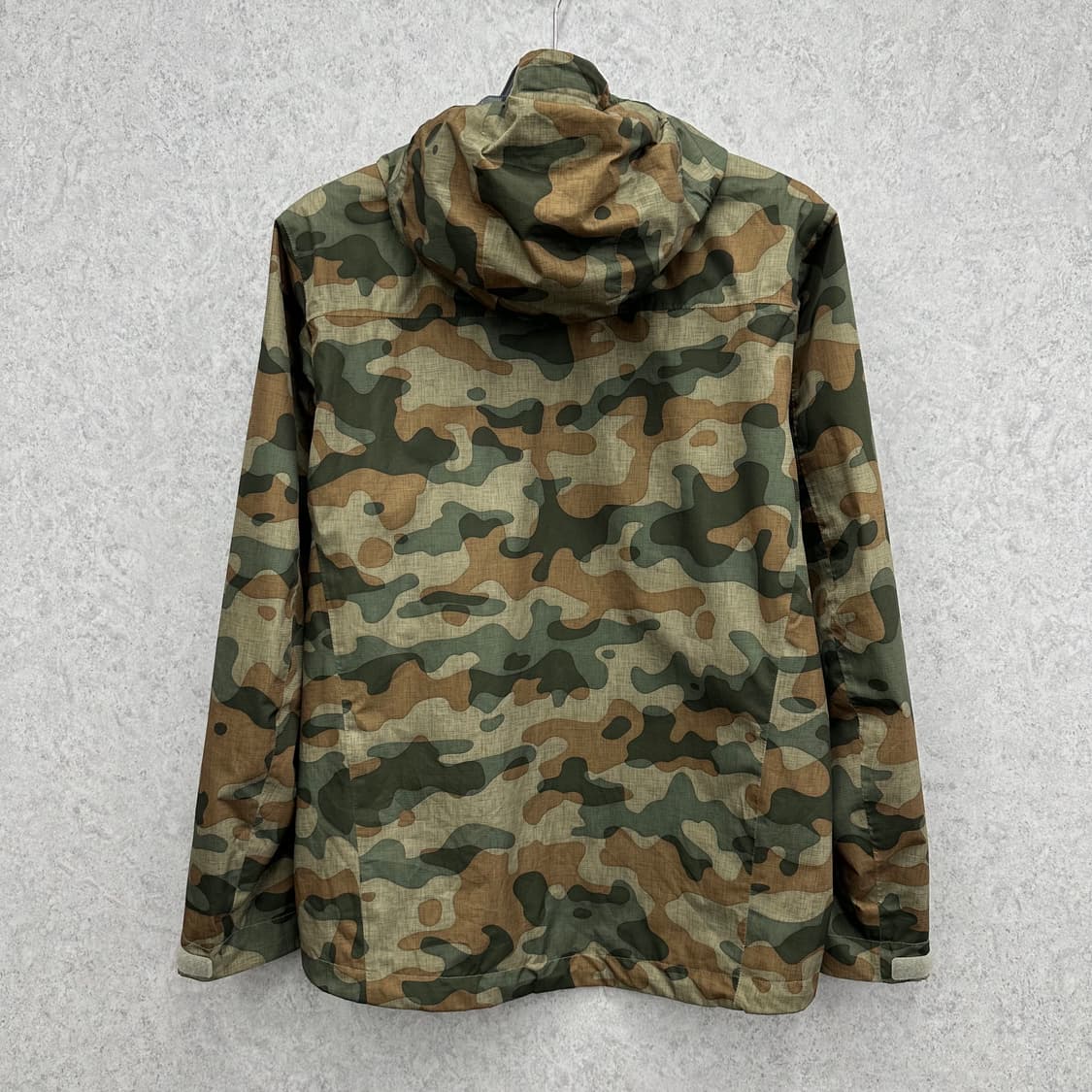 100 아디다스 남자 밀리터리 카모 바람막이 자켓 상품이미지2