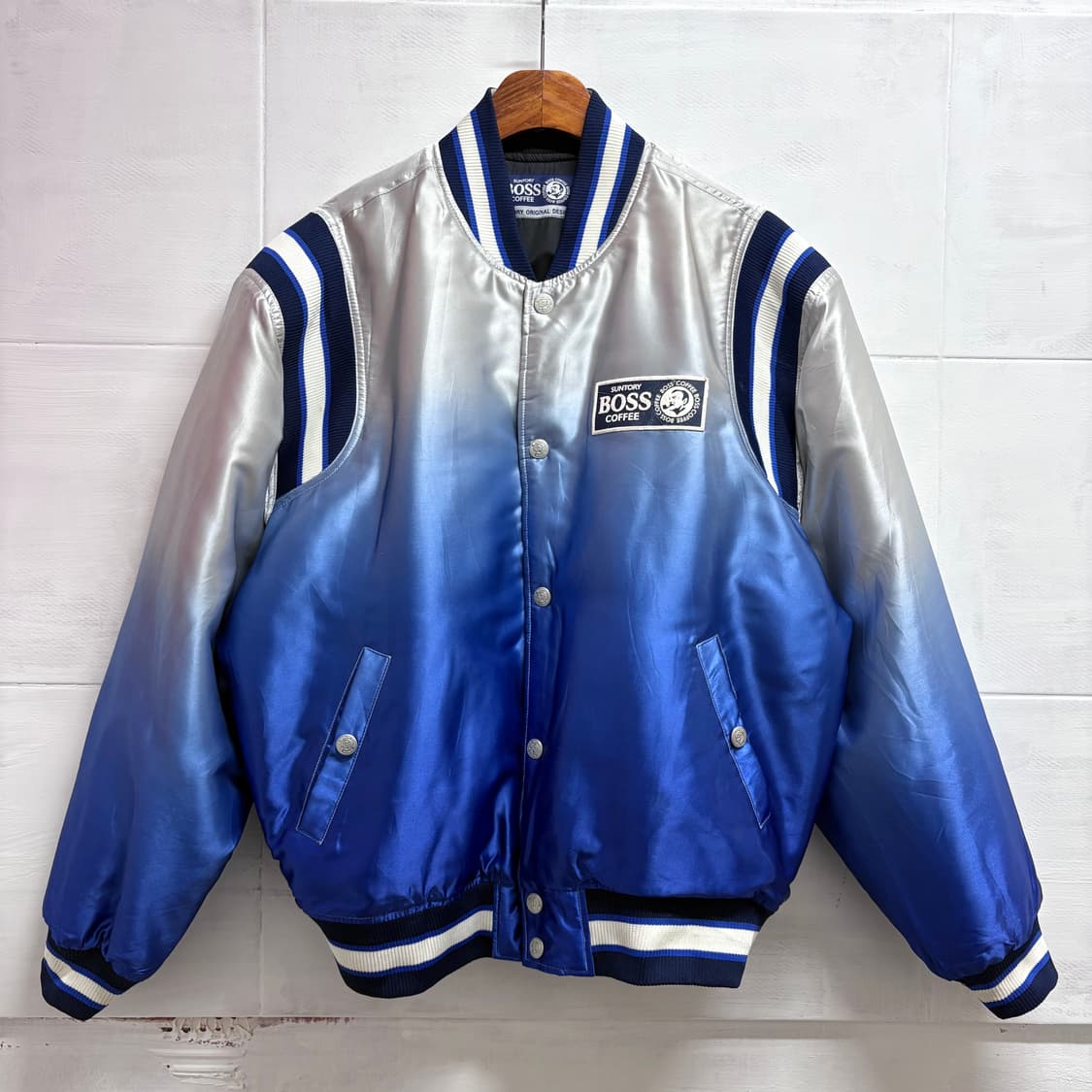 90's Suntory Boss Coffee 리버서블 점퍼 자켓  상품이미지1