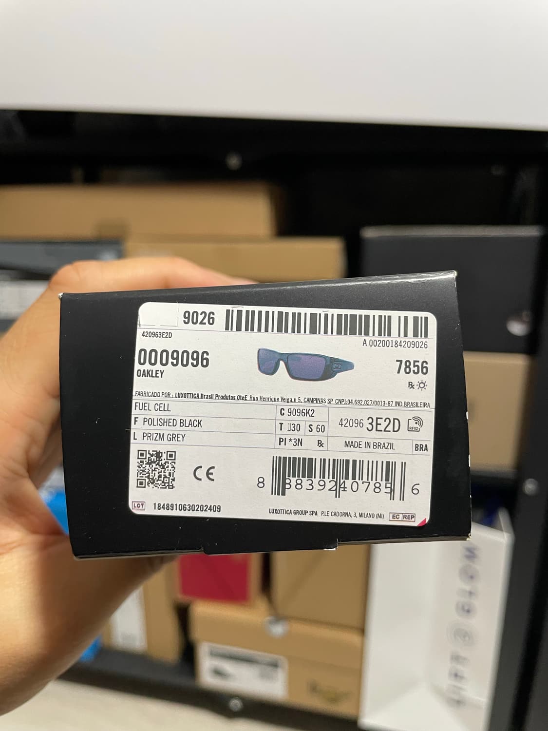 [새상품] 오클리 퓨얼 셀 유광 블랙 (프리즘 그레이 렌즈) OO9096 상품이미지2