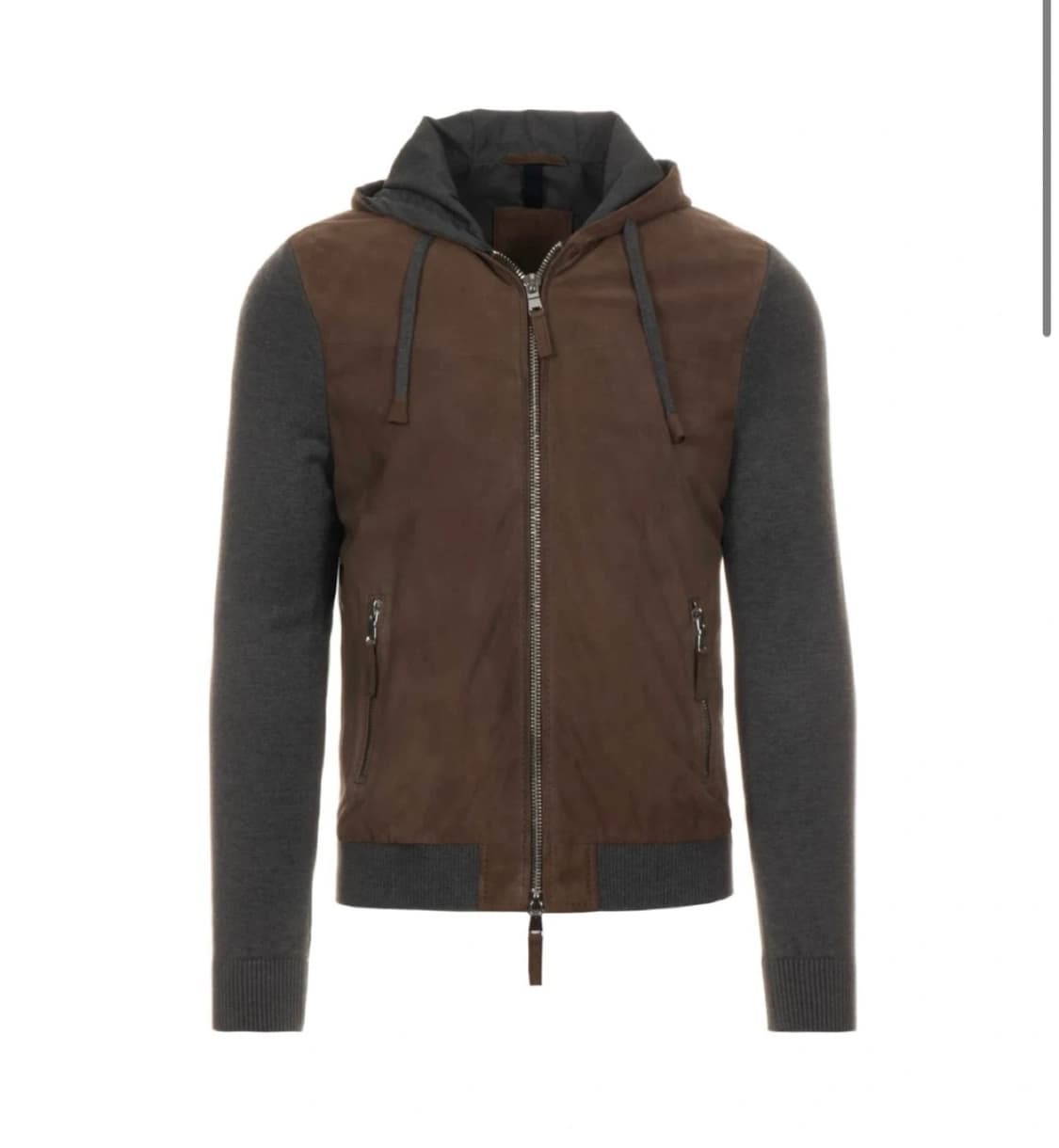 The Jack Leathers 스웨이드 후드 집업 새상품 상품이미지1