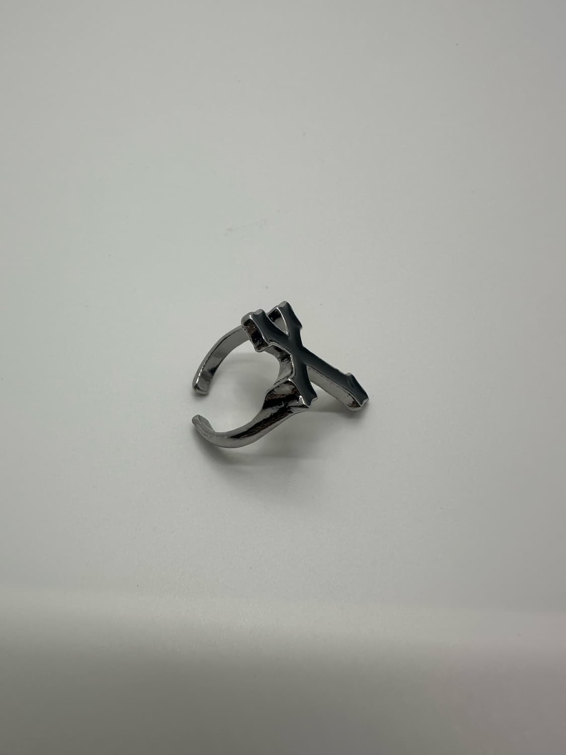 y2k 고딕 십자가오픈링(새상품) 상품이미지4