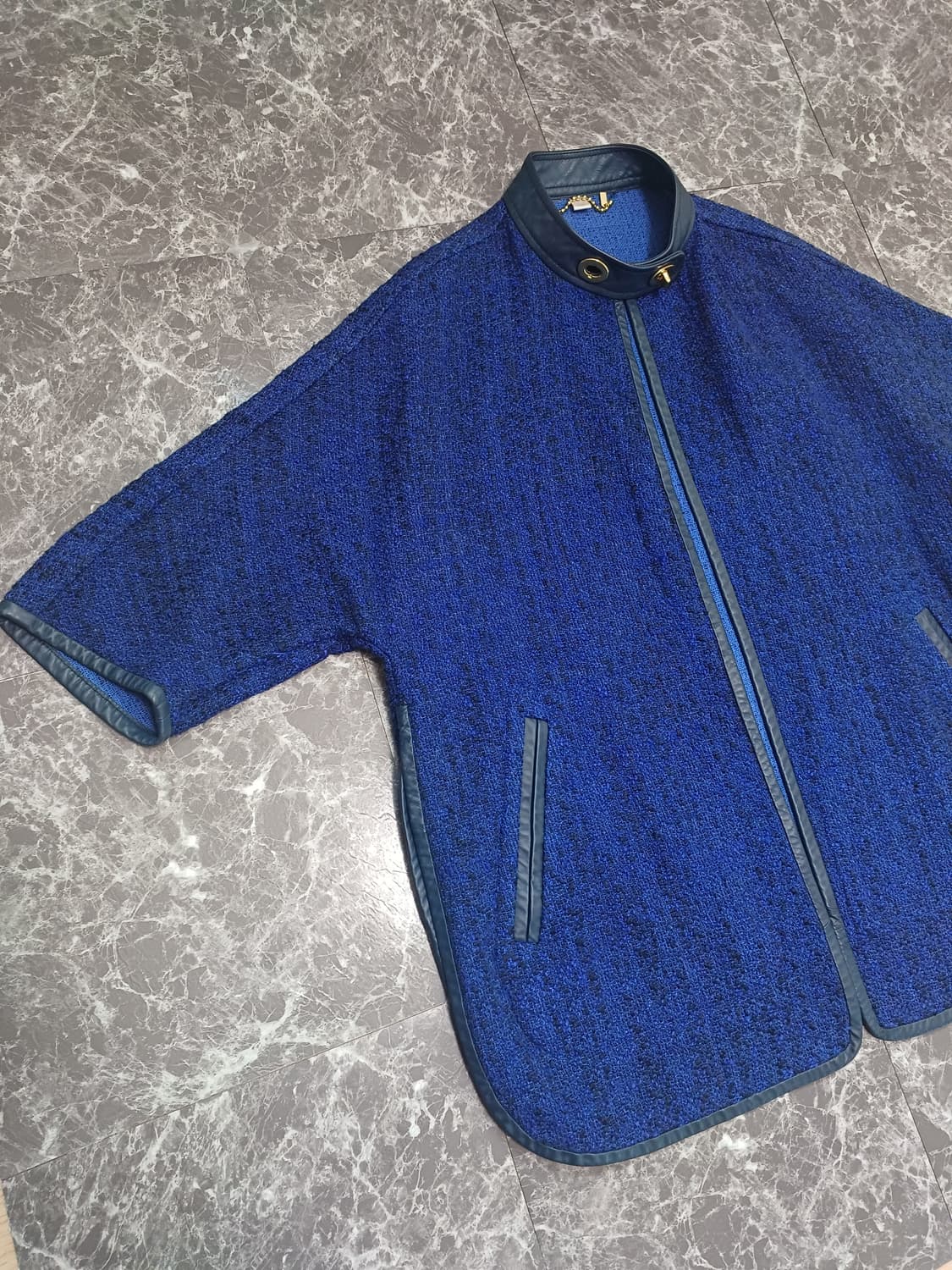 코치(COACH) 트위드 레더 트리밍 자켓  상품이미지2