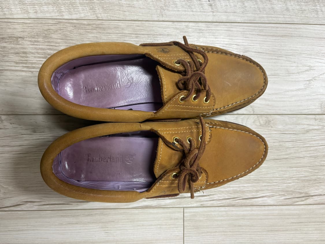 팀버랜드 보트슈즈 3아이 브라운 260 상품이미지4