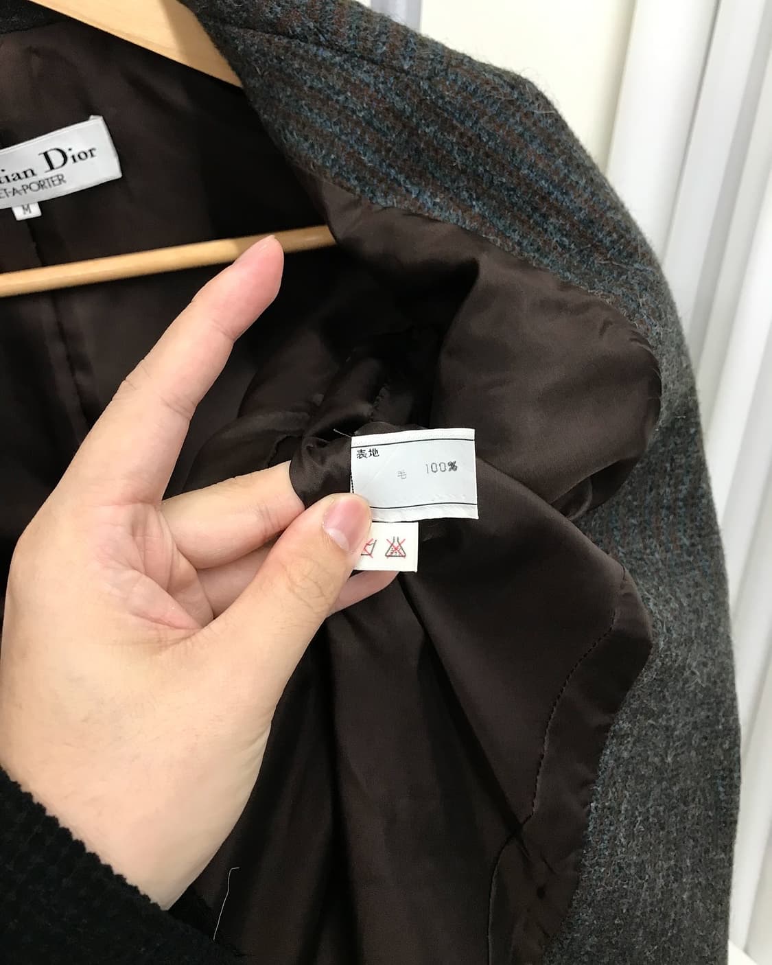 디올 울 자켓 상품이미지3