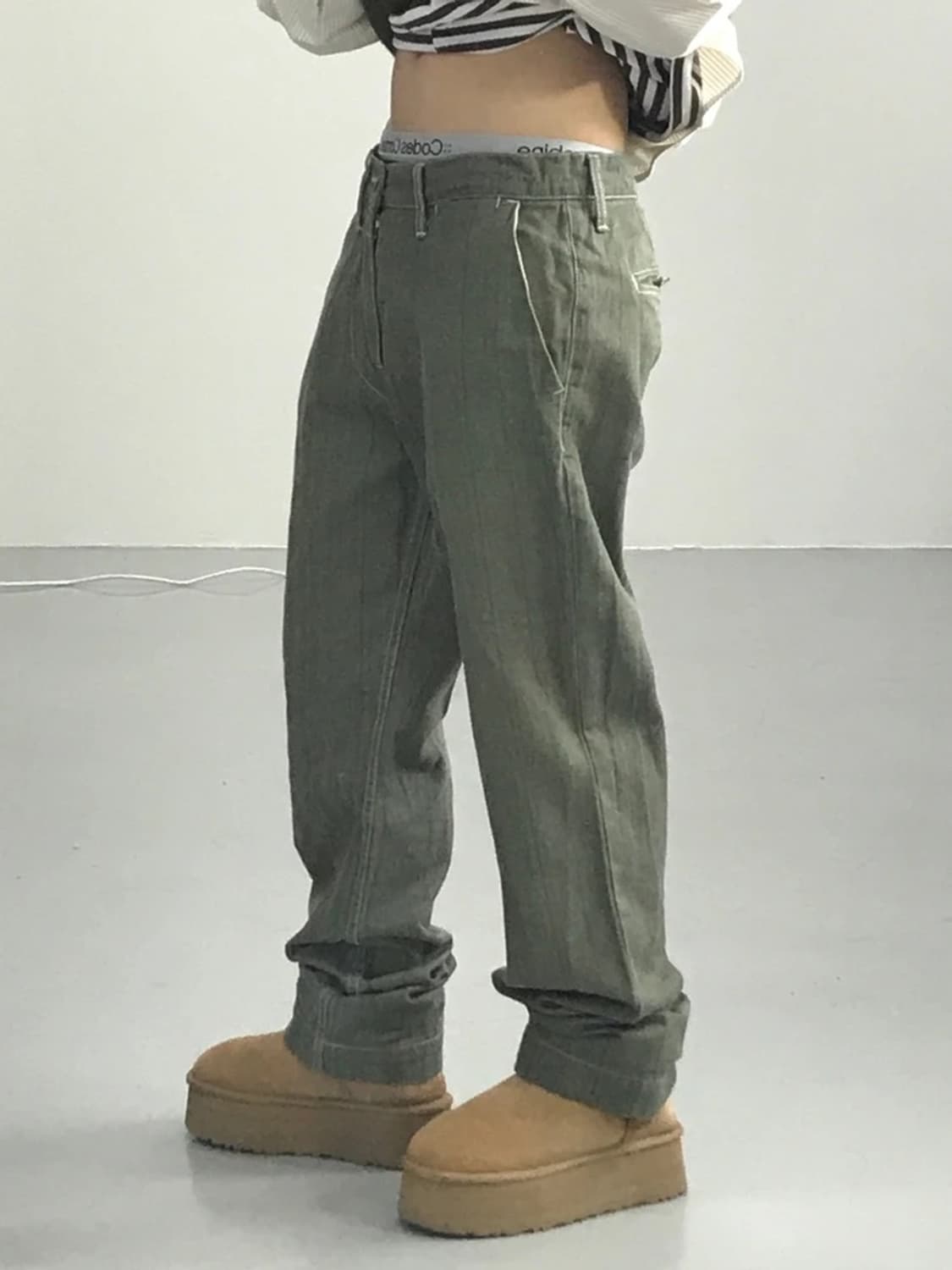 URBAN RESEARCH warehouse Stripe pants 상품이미지3