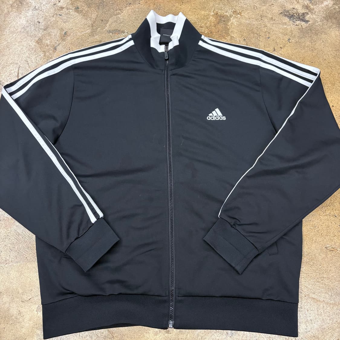 [정품/105] 아디다스 블랙 삼선 트랙 자켓 b16 상품이미지2