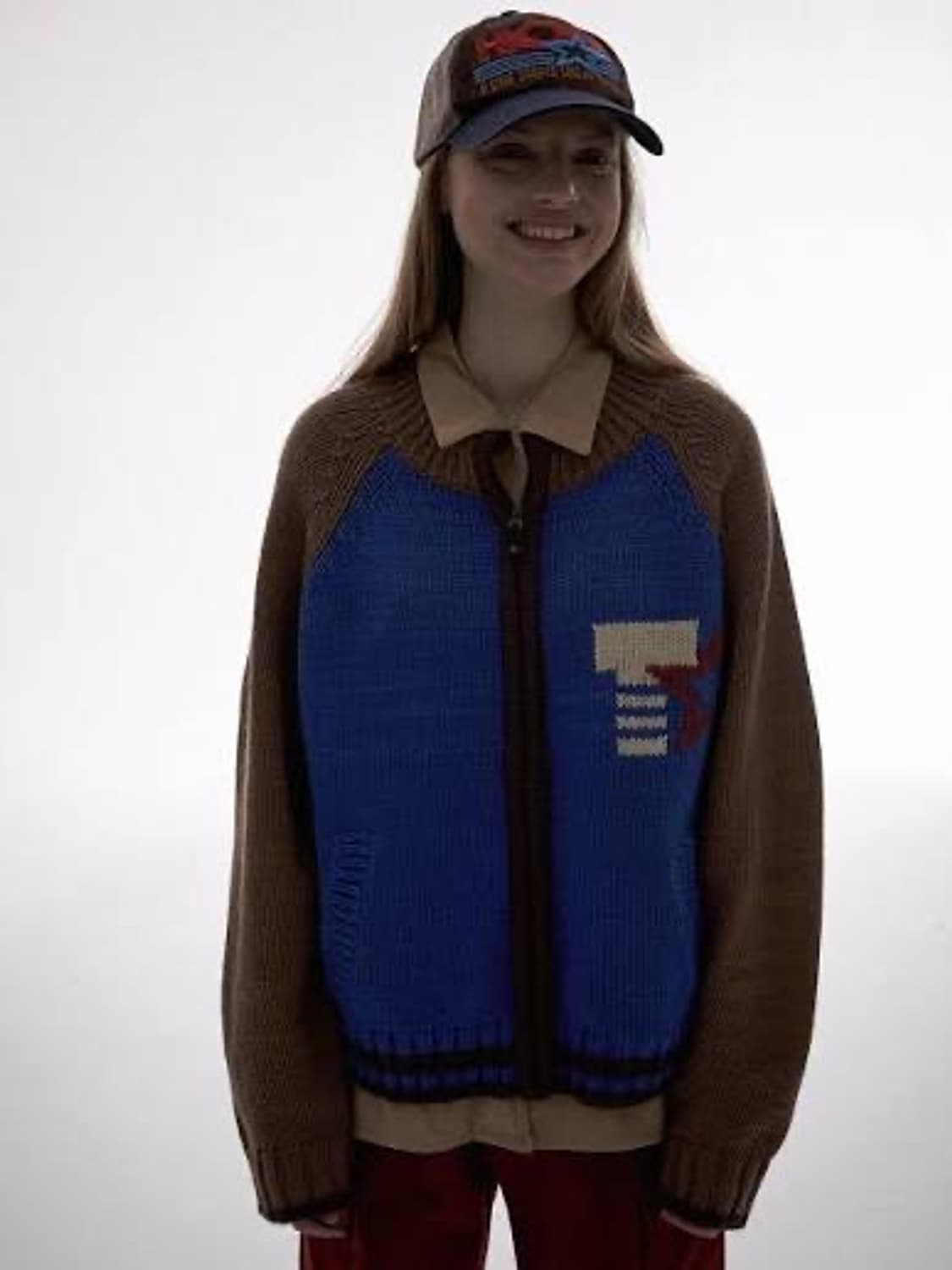 테켓 니트집업  상품이미지1