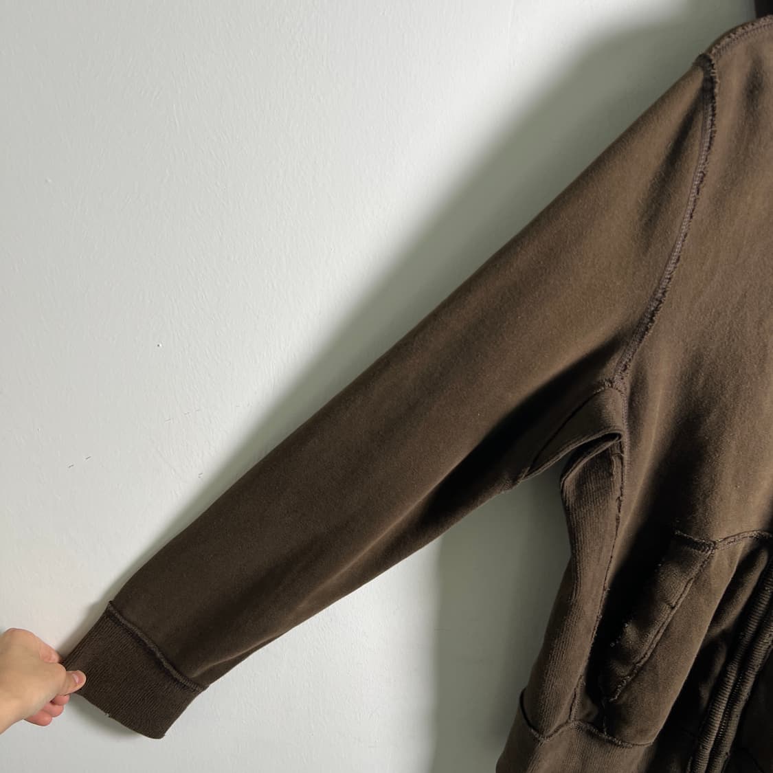 아베크롬비 빈티지 아플리케 로고 후드집업 L 상품이미지6