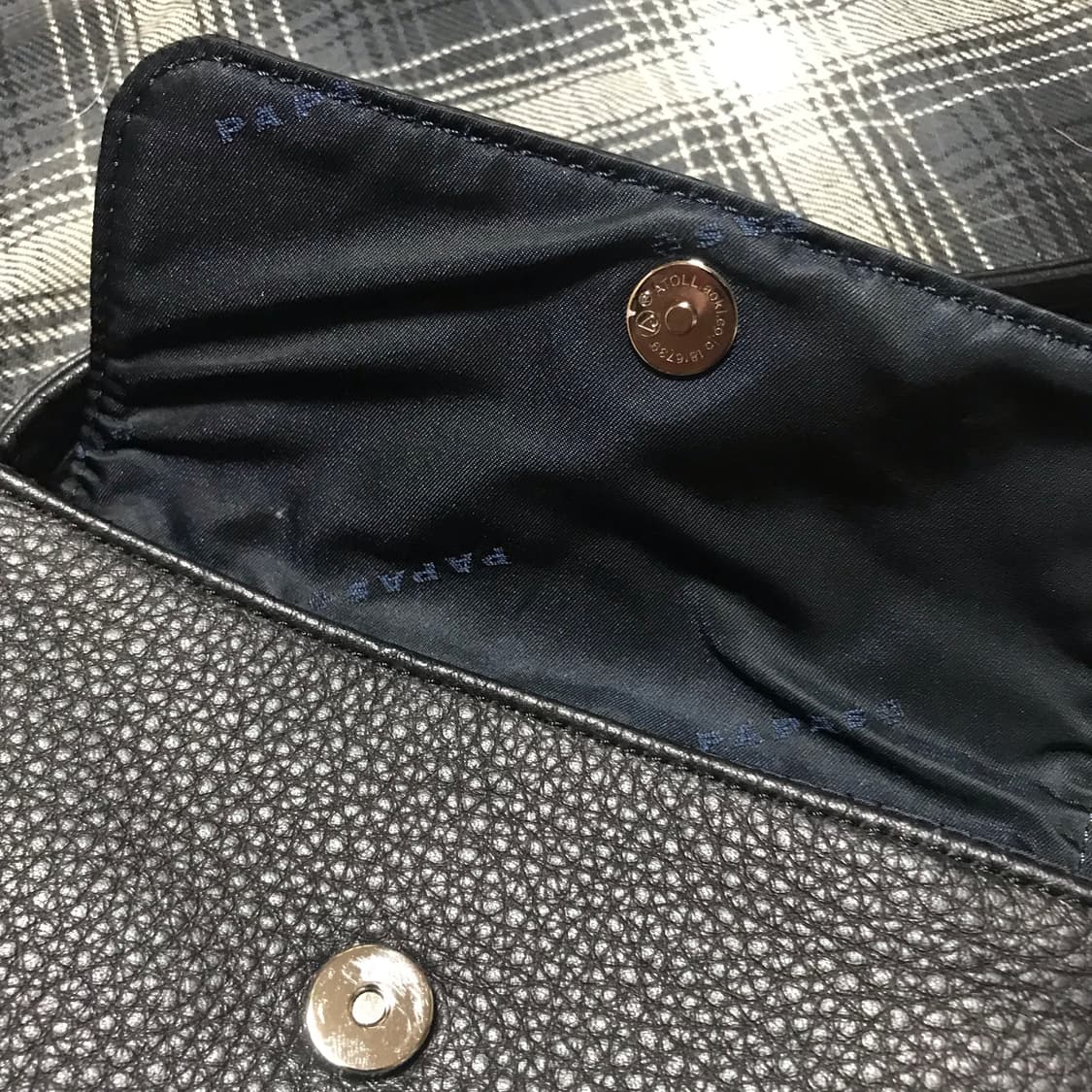 00s 재팬 papas 미니 소가죽 크로스백 새상품 상품이미지8