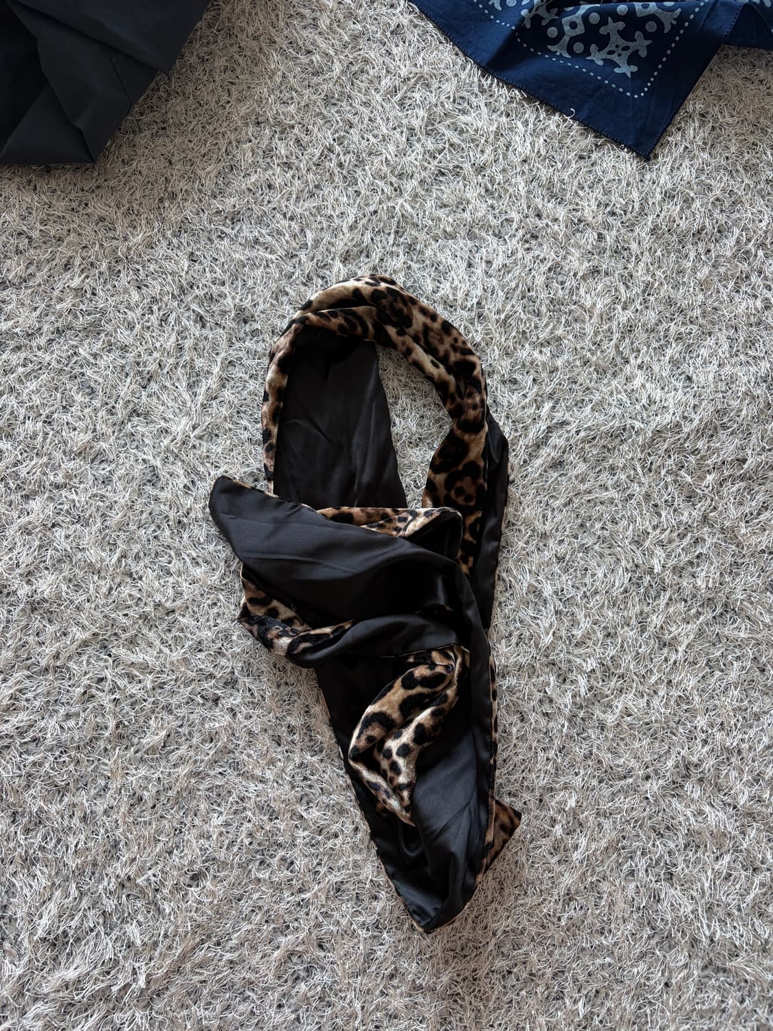 Zara 레오파드 스카프 상품이미지3