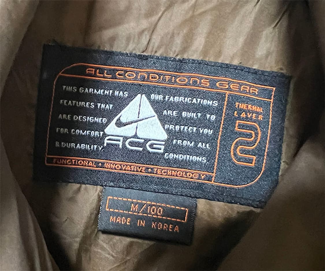 나이키 ACG 90's 남자 패딩조끼 덕다운 105-110 상품이미지5