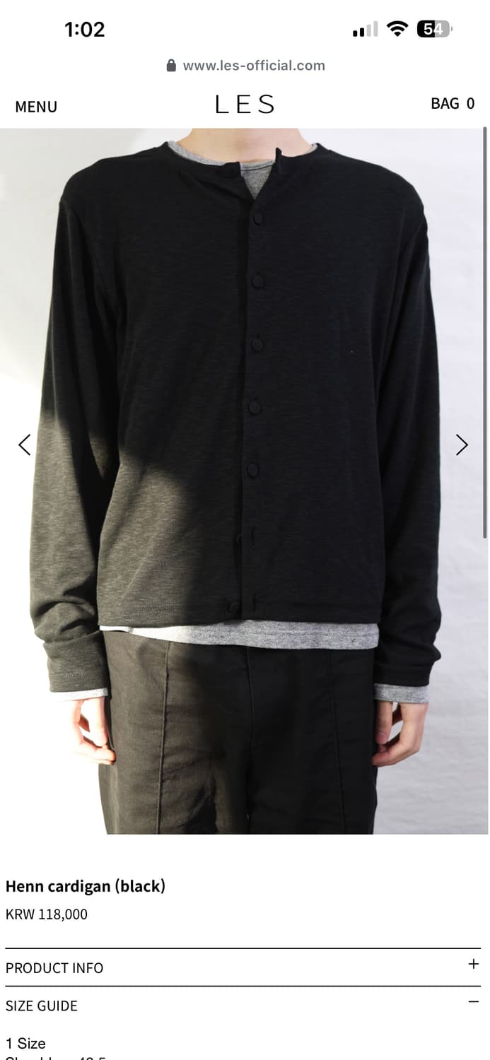 레스 가디건 2사이즈 구해요!!! 상품이미지1