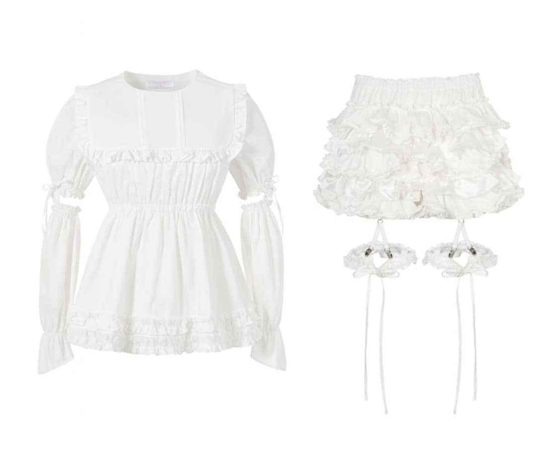 아이당 클럽 idang club 베이비돌 세트 화이트 상품이미지1