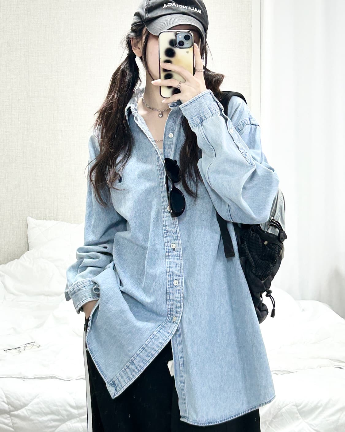 폴로 블레이크 데님 셔츠 상품이미지1