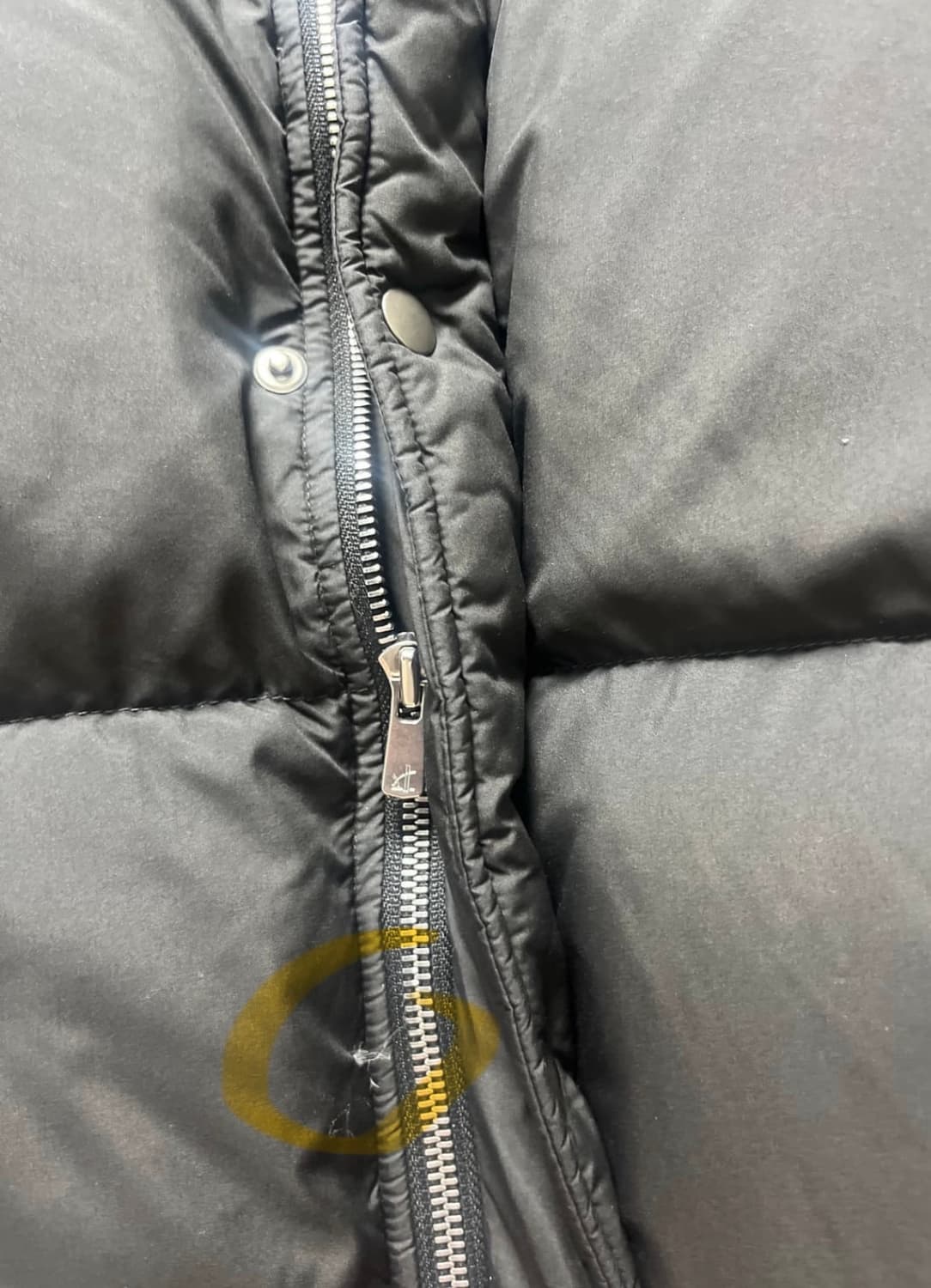 (2 새상품) 폴리테루 다운 푸퍼 다크 차콜 브라운 상품이미지4