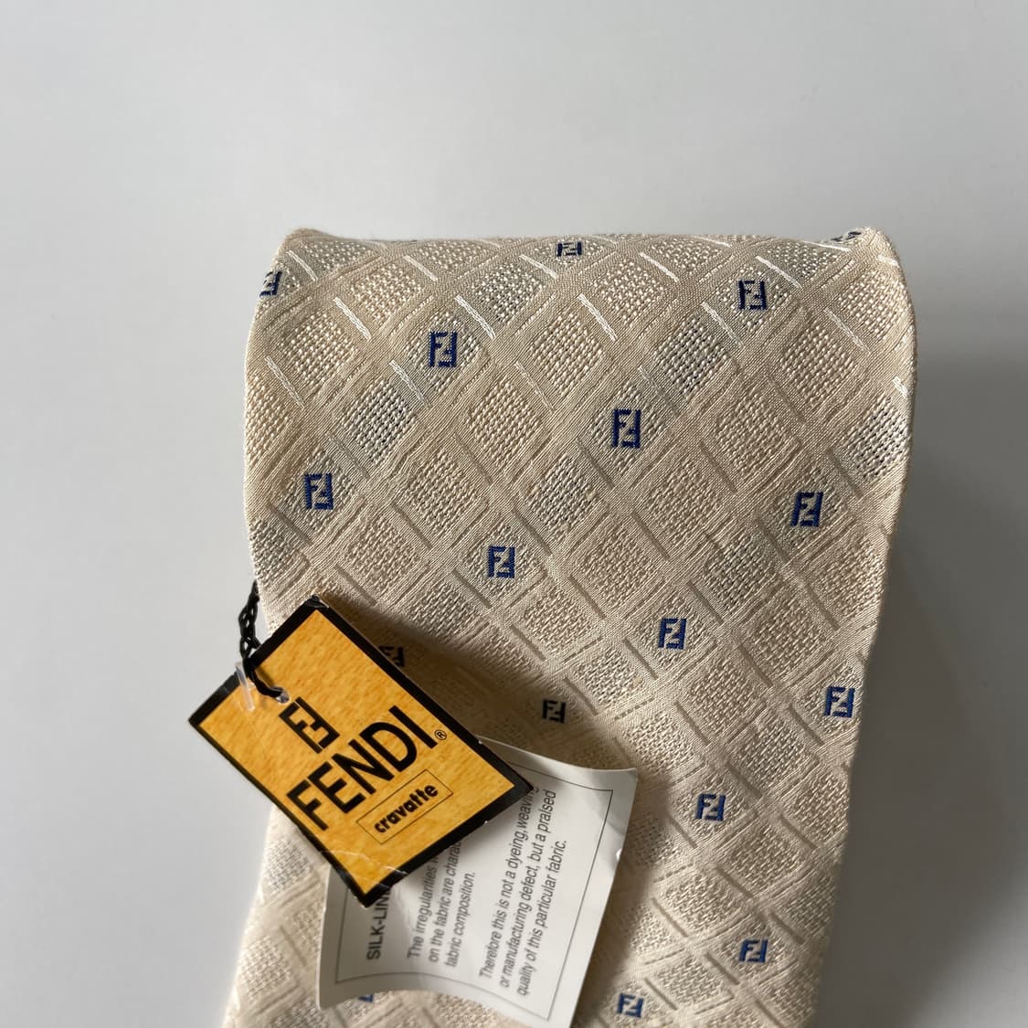 택달린 펜디 (FENDI) 모노그램 명품 정품 넥타이 상품이미지5