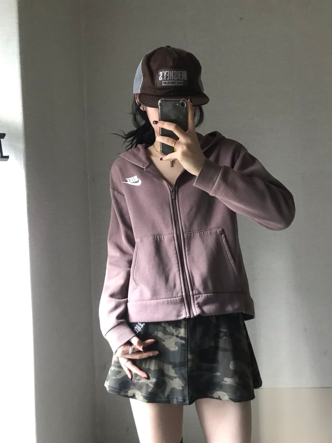 나이키 브라운 후드집업 상품이미지5