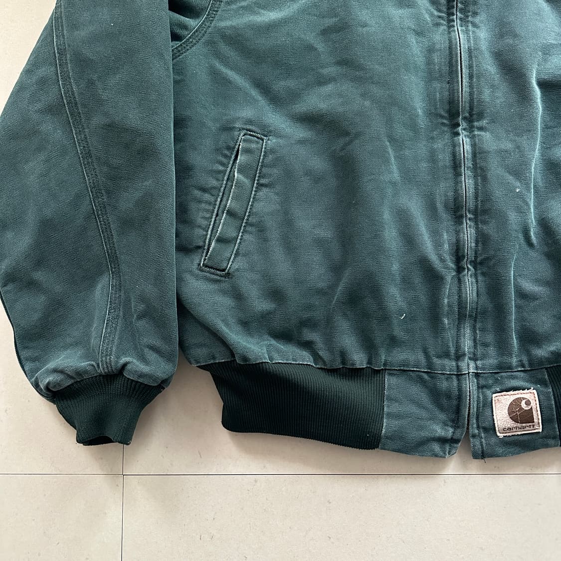 90s 칼하트 산타페 헌터 그린 J14HTG 워크자켓 (2XL) 상품이미지7