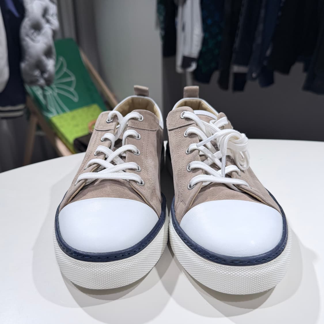 (A/42.5) / 에르메스 스웨이드 스니커즈 브라운 상품이미지2