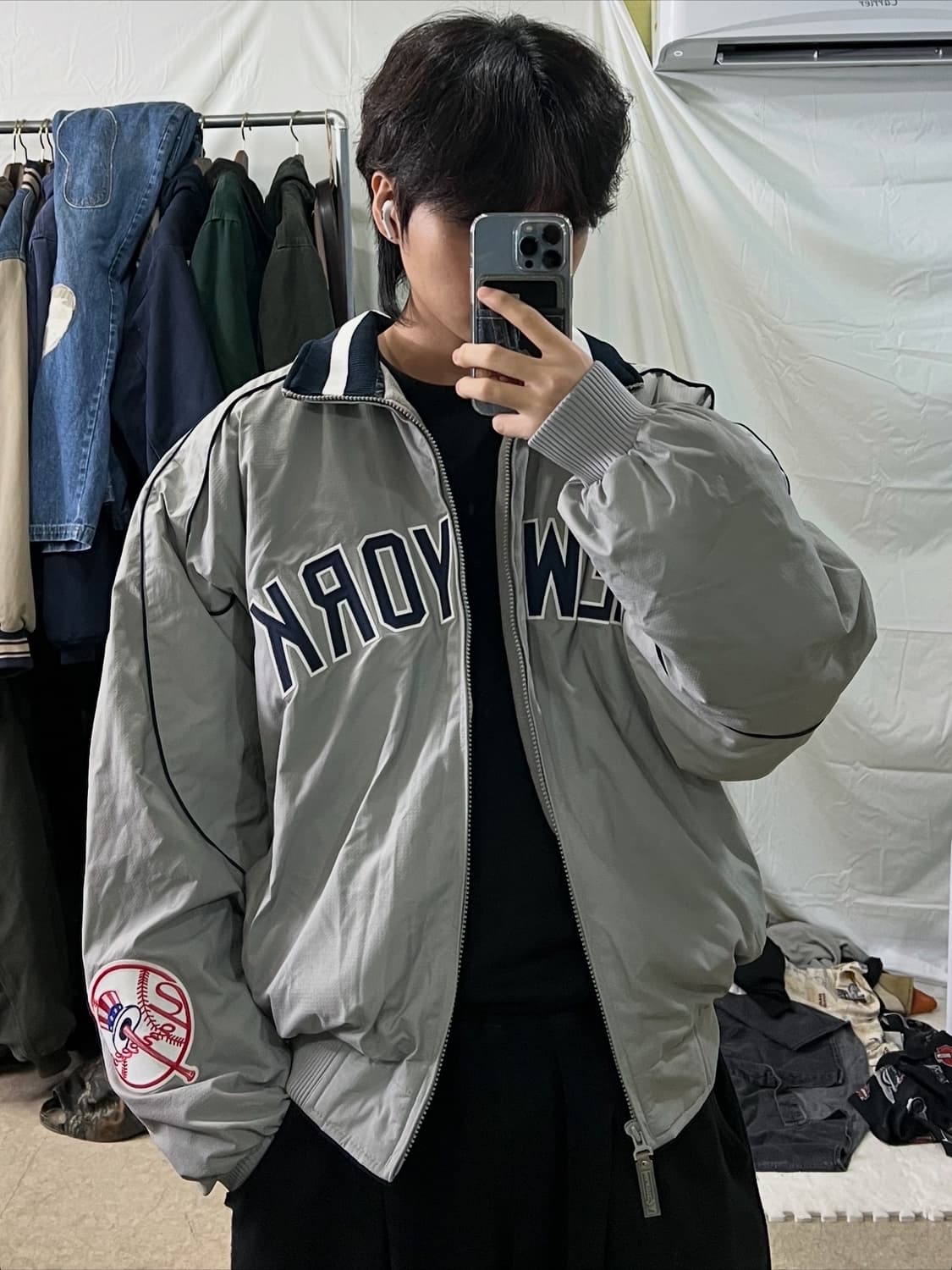 마제스틱 뉴욕양키스 스타디움자켓 상품이미지3