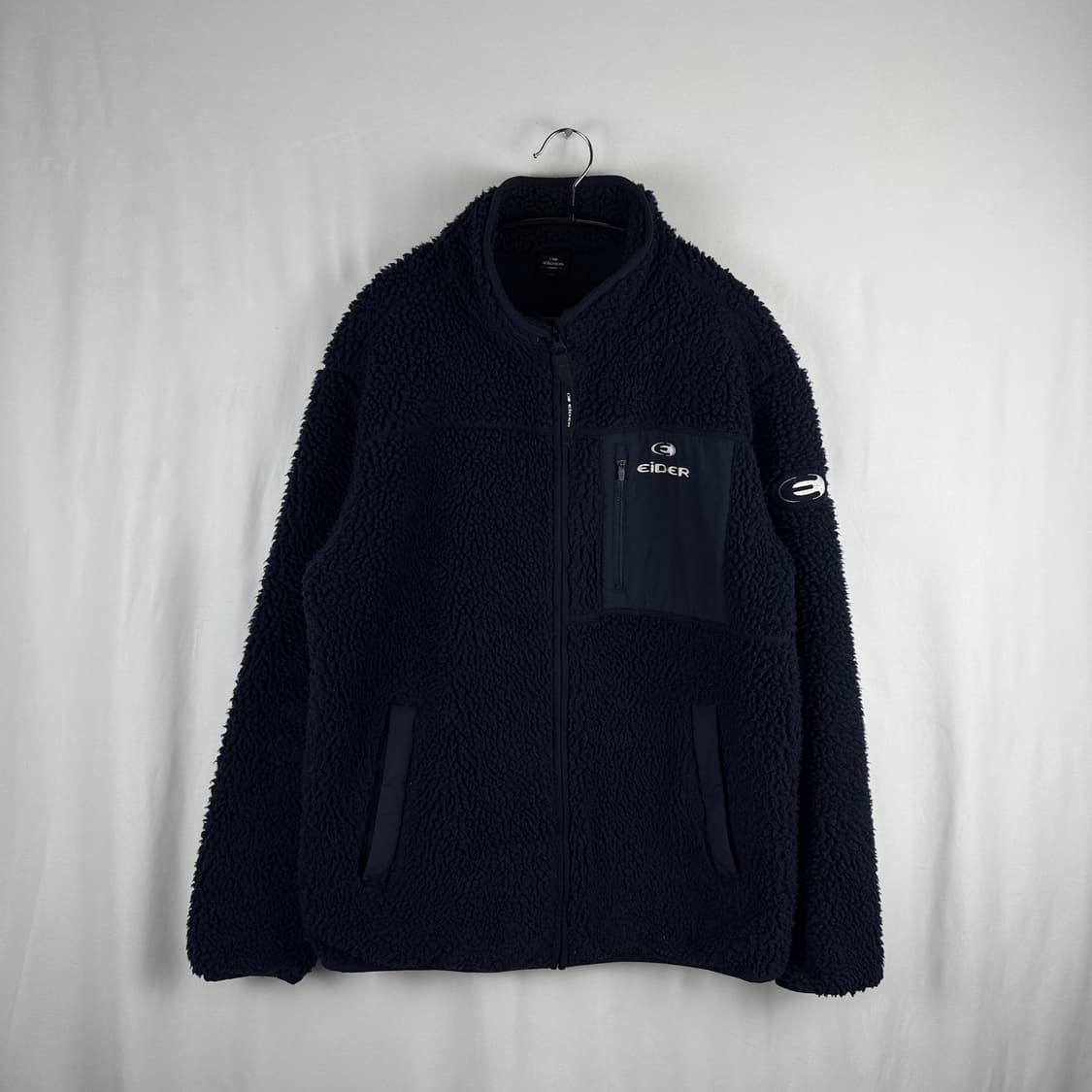 (무료배송)L) 아이더 양털 플리스 자켓 네이비 상품이미지2
