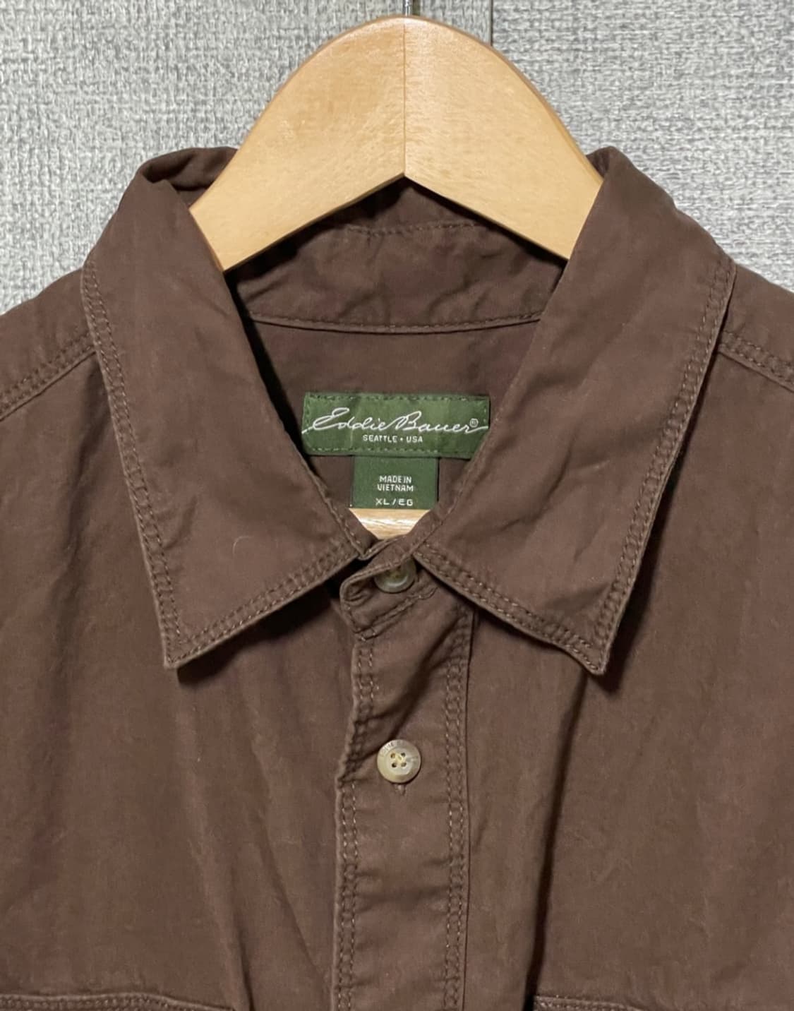 에디 바우어 브라운 투포켓 셔츠 XL 105~110 상품이미지2