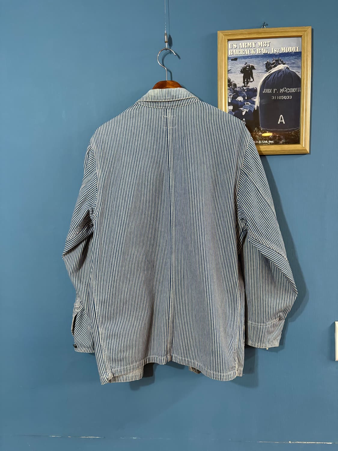 90’s Lee japan hickory coverall Jacket. 상품이미지10