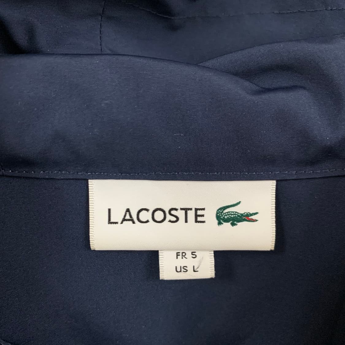 XL 라코스테 컬러 블록 아노락 스웻 후드 자켓 상품이미지5