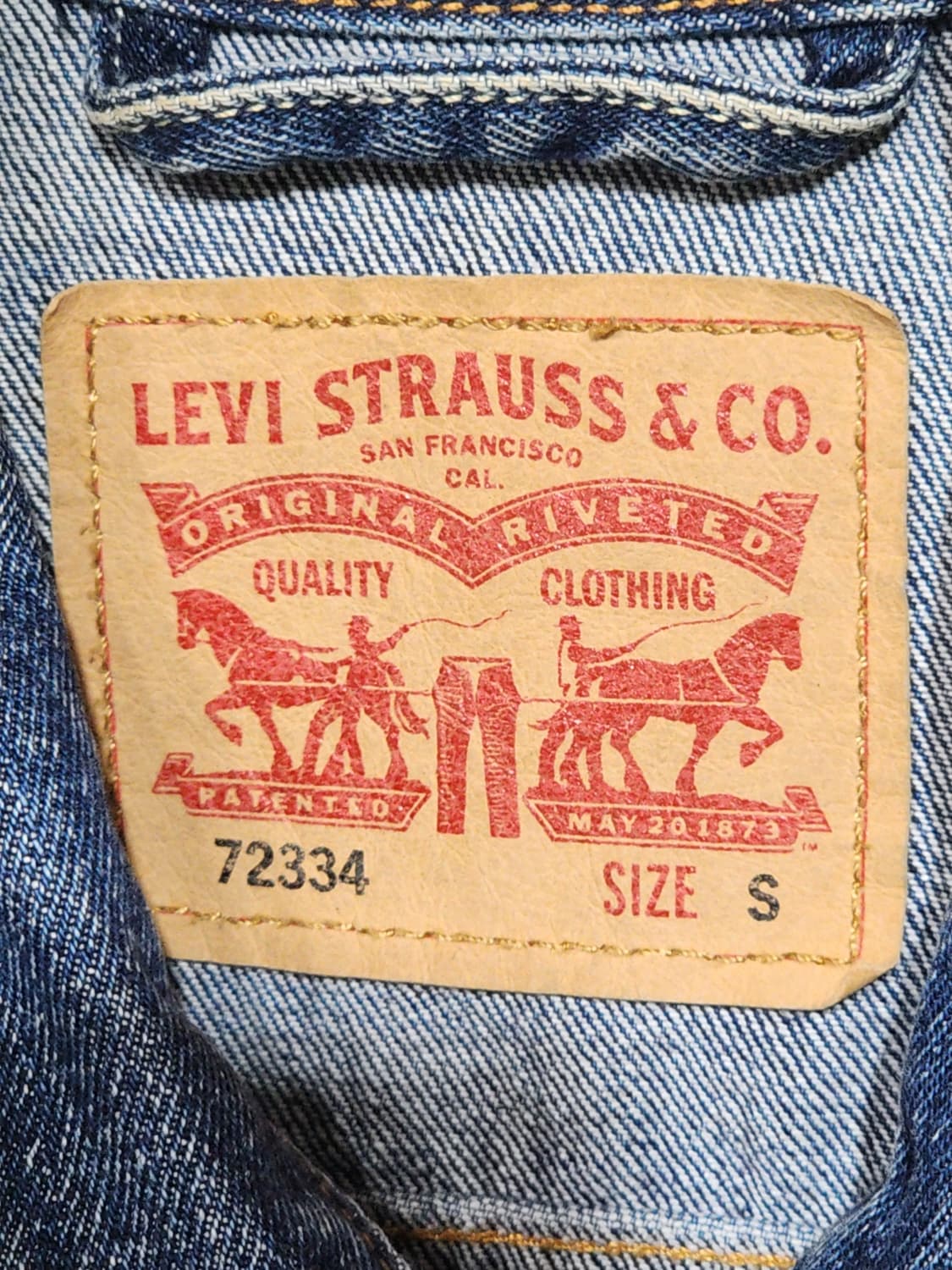 (M) 리바이스 청자켓 중청 데님자켓 레드탭  상품이미지3