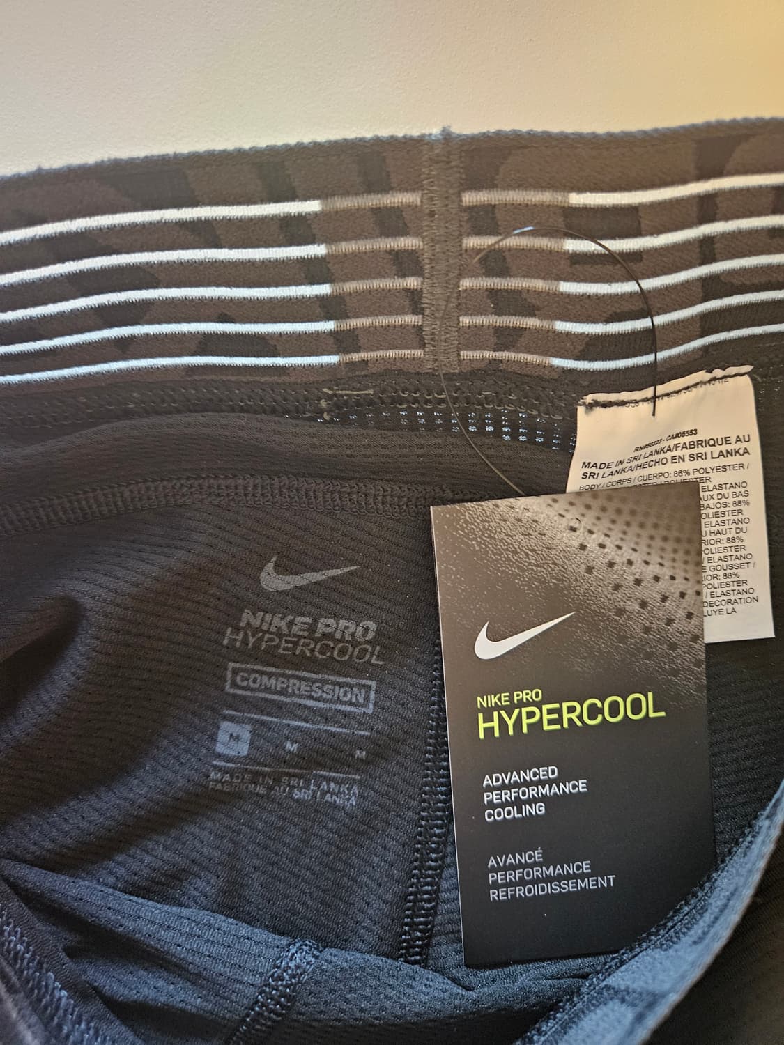 [해외M] 나이키 프로 하이퍼쿨 컴프레션 3/4타이즈 블랙 상품이미지10