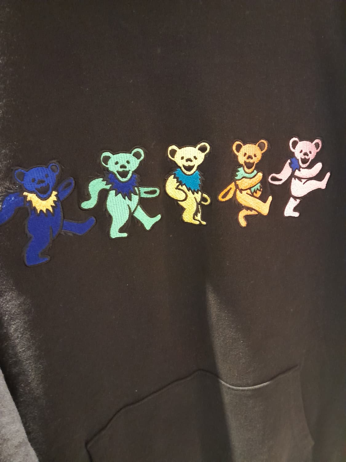 💥디스이즈네버댓 X 그레이트풀데드 후드 블랙 (L) 상품이미지4