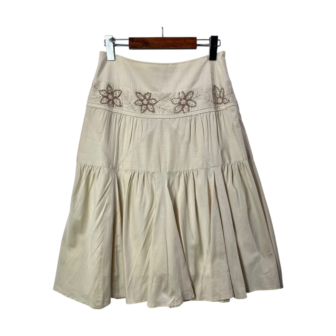 [FLAIP by joc] 모리걸 꽃자수 플레어 스커트 상품이미지1