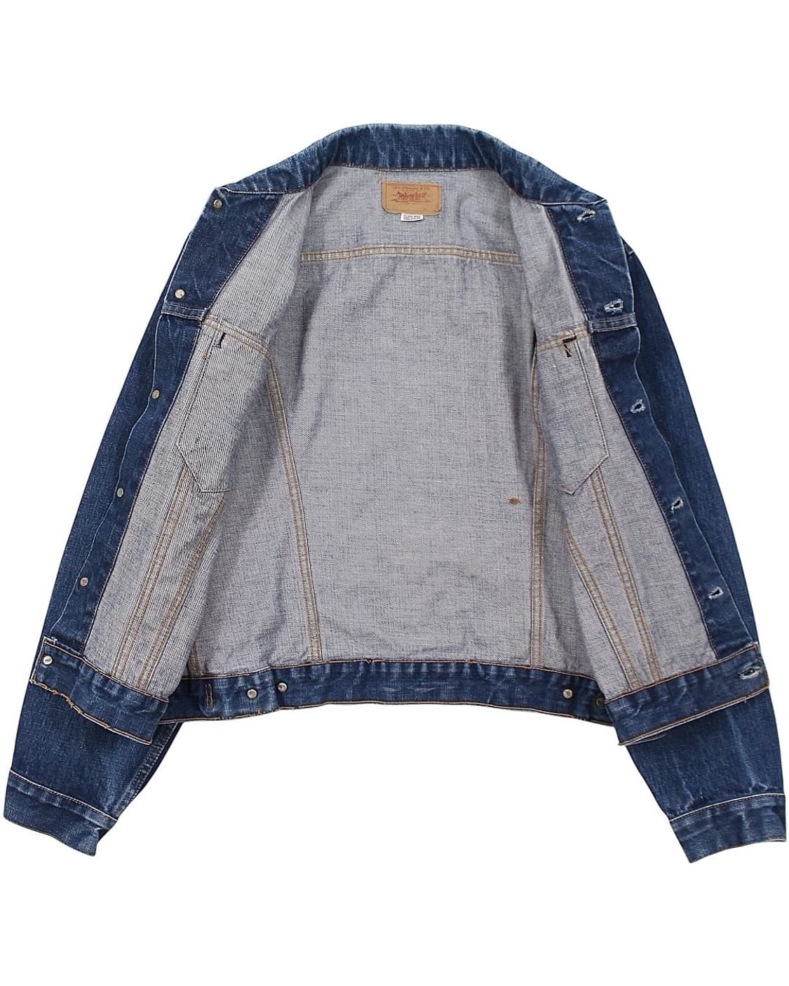 1970s USA 리바이스 70505 데님 자켓 빈티지 미국제 상품이미지3