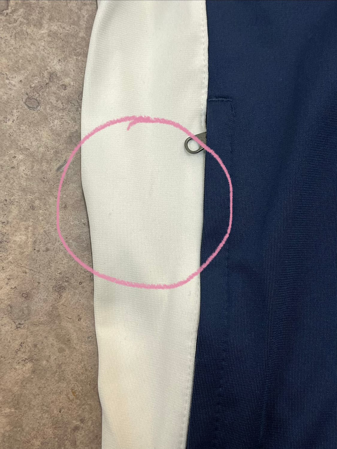 나이키 DRI-FIT 배색 져지 네이비 XS #csz3238 상품이미지6