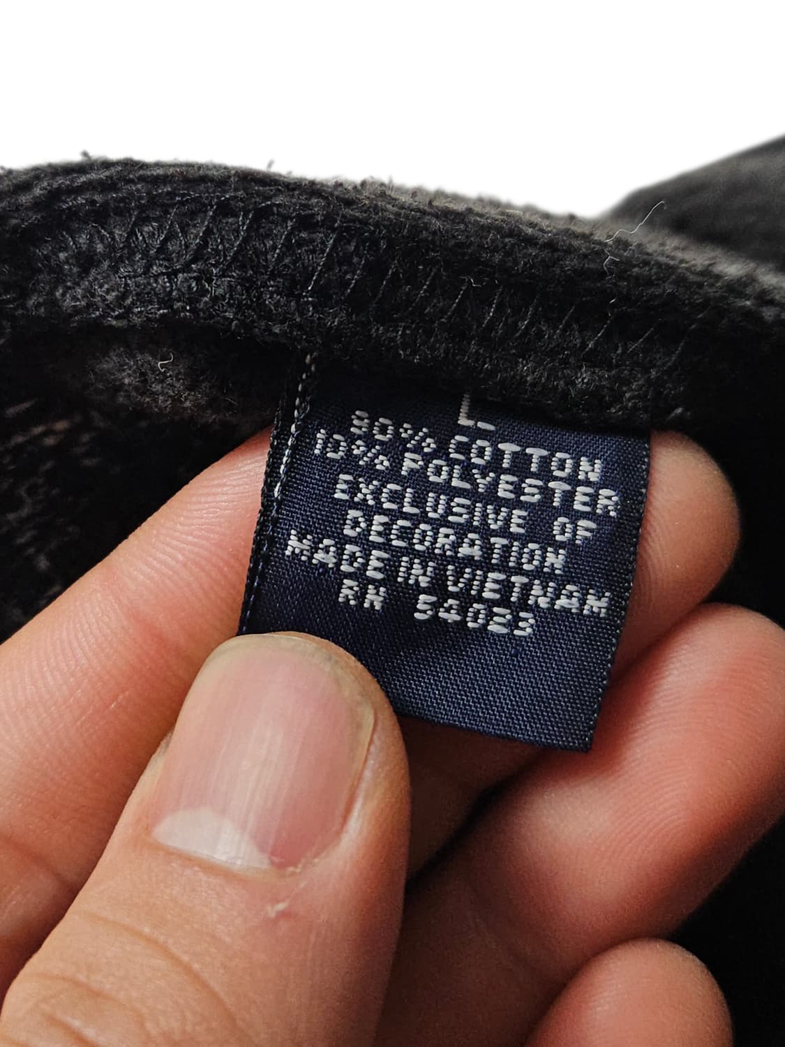 1990's 올드 갭 GAP 리버스위브 하드페이딩 디스트레스드 후드 L 상품이미지6